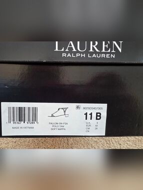 Ralph Lauren Polo Tan Women's Soft Nappa Sandals